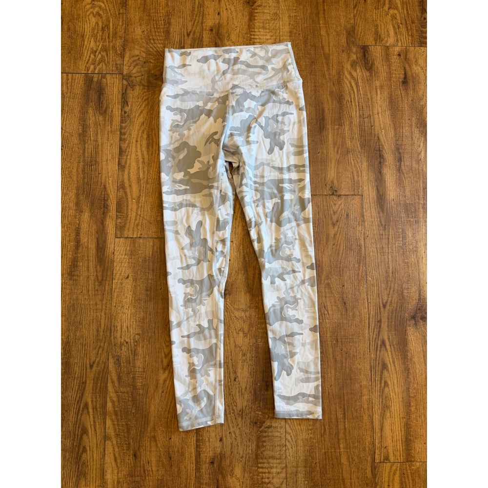 Lookalikes  High Rise Camo Leggings Grey White LW5BP6S Size 4